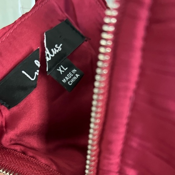 NWOT Got the Glam Plum Purple Pleated Cutout Maxi Dress - Picture 5 of 6